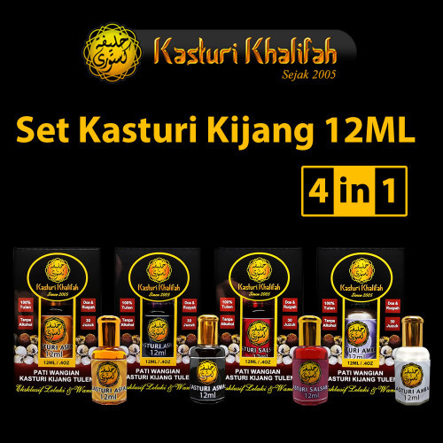 12ML Kasturi Kijang Tulen Set 4 in 1...