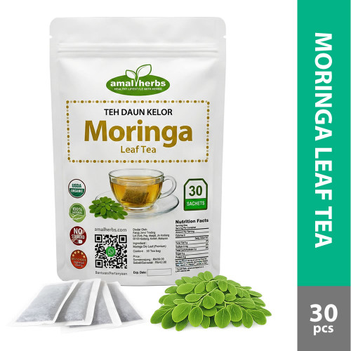 Teh Daun Moringa 30 Uncang (Softpack)