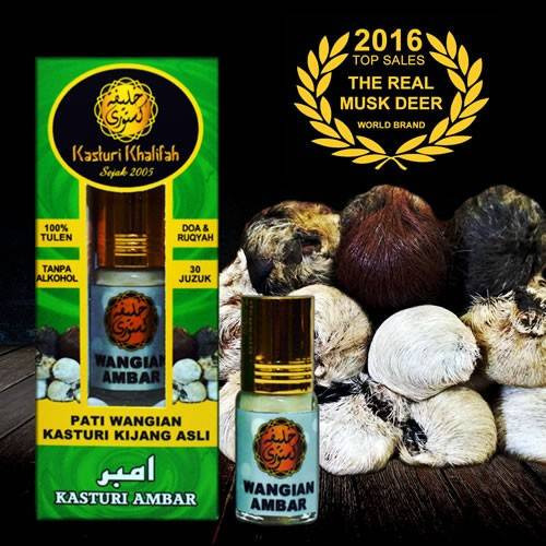 Kasturi Kijang Ambar Tulen 3.5ml...