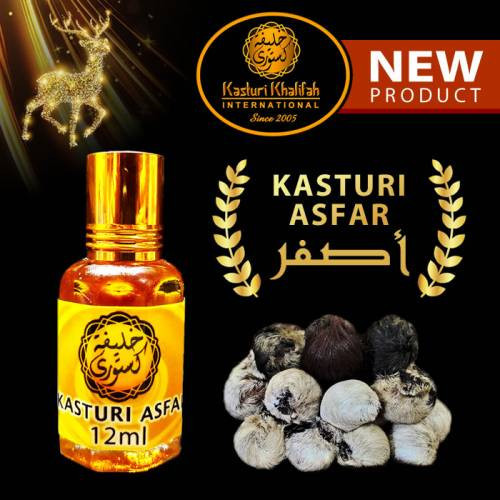 Kasturi Kijang Asfar Tulen 12ml Genuine Musk Deer