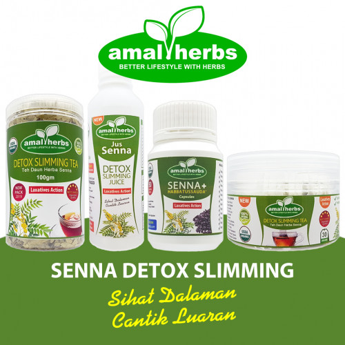 Teh Daun Senna 100gm Slimming Tea Detox