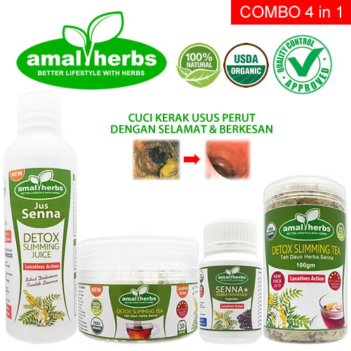 Combo Senna 4 Dalam 1 Sanna Detox